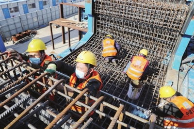 滨铁2号线第3合同段全面复工，建设者清明假期坚守岗位保进度